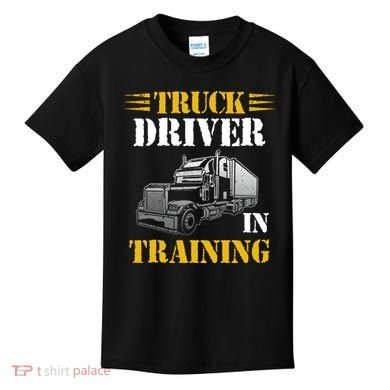 Truck Driver In Training Kids T-Shirt