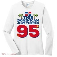 This Dominican Just Turned 95 - Dominicano 95th Birthday Women's Long Sleeve Shirt thumb 0