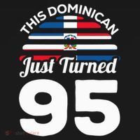 This Dominican Just Turned 95 Dominicano 95th Birthday Baby Bodysuit thumb 2