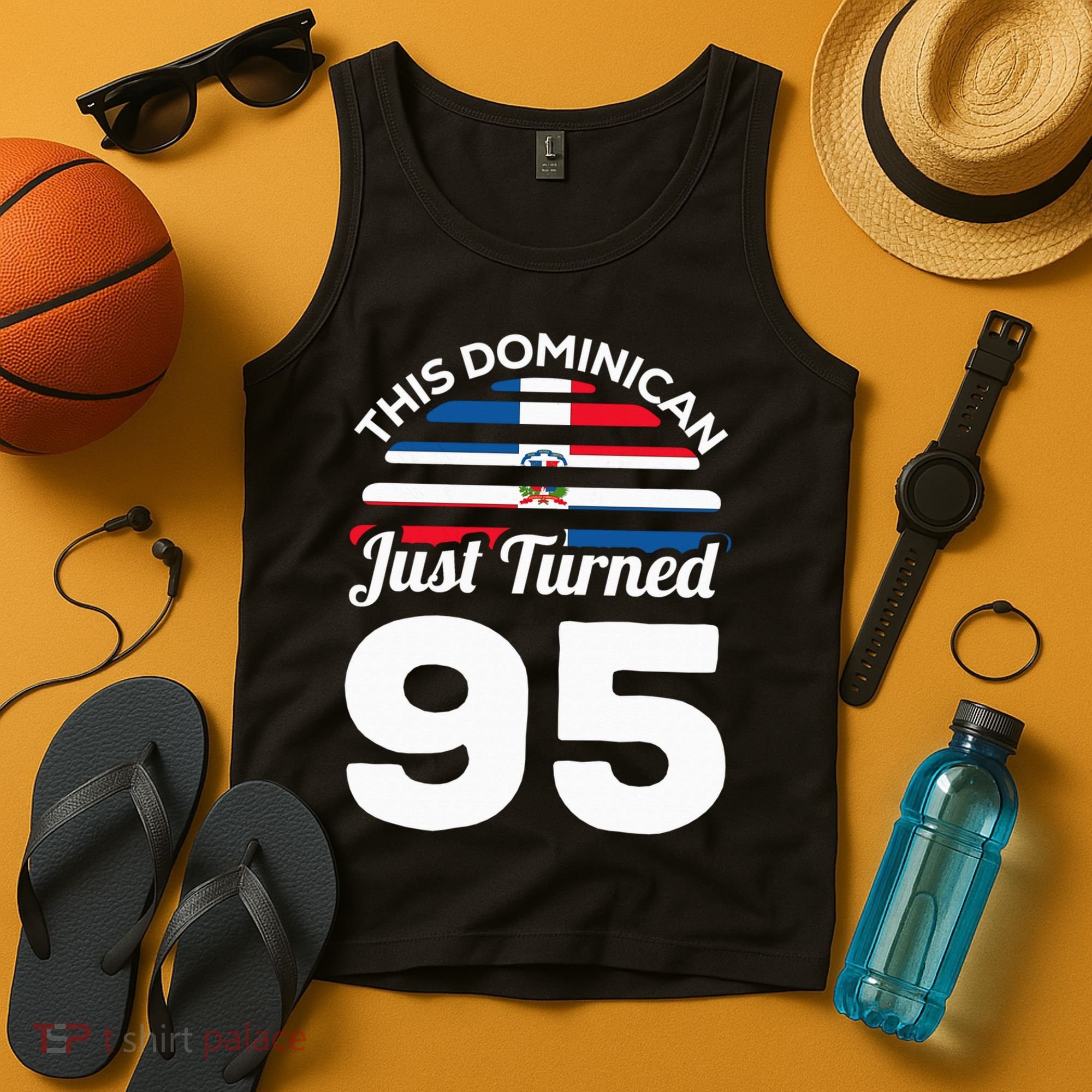 This Dominican Just Turned 95 Dominicano 95th Birthday Tank Top