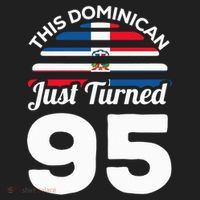 This Dominican Just Turned 95 Dominicano 95th Birthday Golf Towel thumb 3