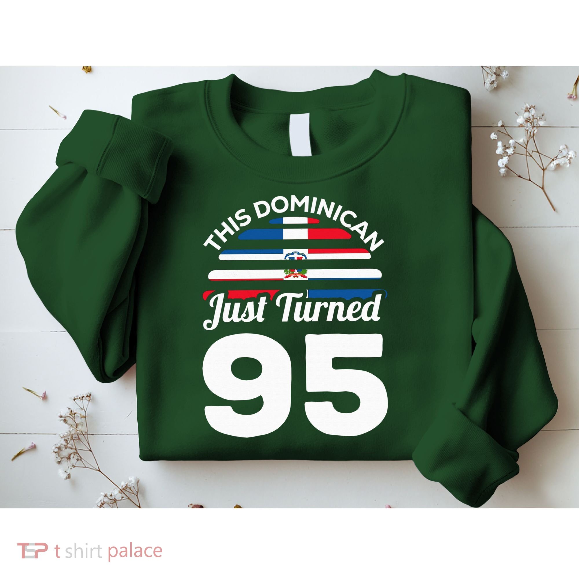 This Dominican Just Turned 95 Dominicano 95th Birthday Sweatshirt