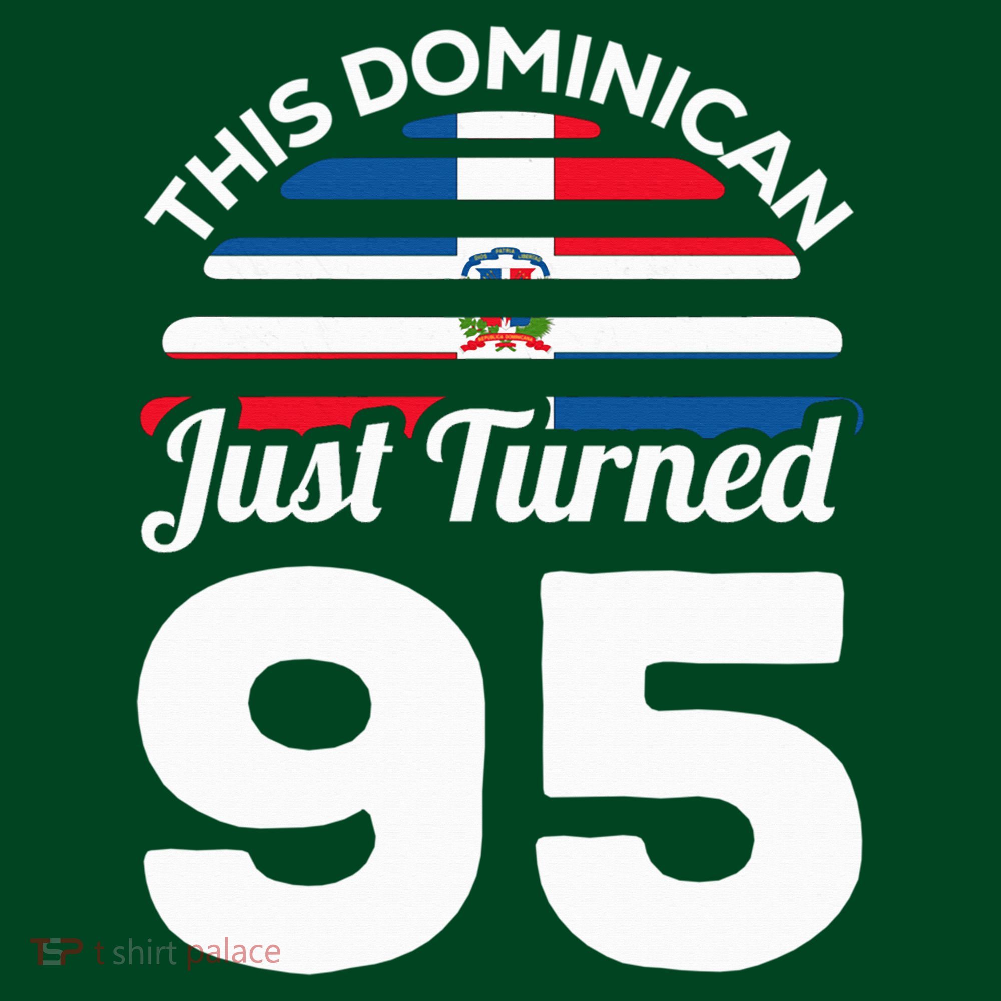 This Dominican Just Turned 95 Dominicano 95th Birthday Kids Hoodie