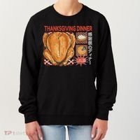 Thanksgiving Dinner Japanese Women's Sweatshirt thumb 0