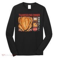 Thanksgiving Dinner Japanese Long Sleeve Shirt thumb 0
