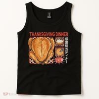 Thanksgiving Dinner Japanese Tank Top thumb 2