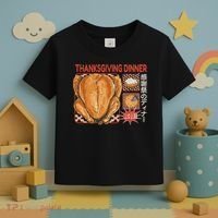 Thanksgiving Dinner Japanese Toddler T-Shirt thumb 3