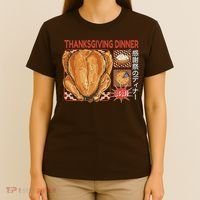 Thanksgiving Dinner Japanese T-Shirt thumb 4