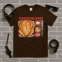 Thanksgiving Dinner Japanese T-Shirt thumb 5
