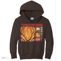Thanksgiving Dinner Japanese Kids Hoodie thumb 0