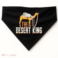 The Desert King Desert Animal Camel Meaningful Gift USA-Made Doggie Bandana thumb 0