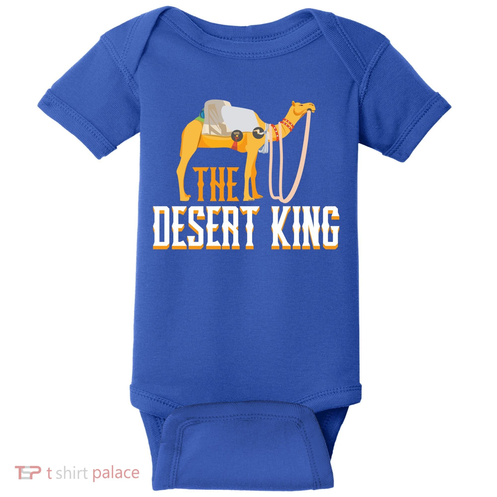 The Desert King Desert Animal Camel Meaningful Gift Baby Bodysuit