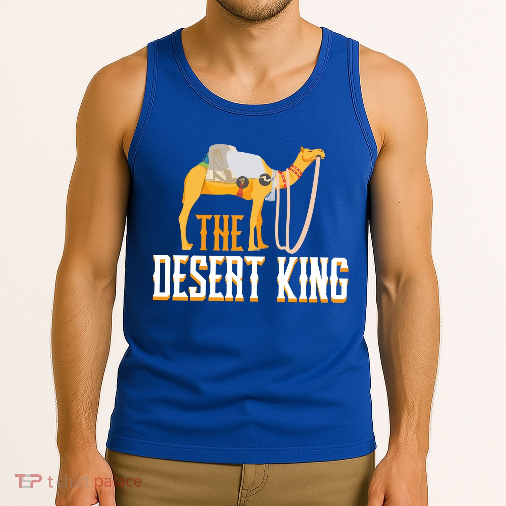 The Desert King Desert Animal Camel Meaningful Gift Tank Top