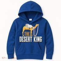 The Desert King Desert Animal Camel Meaningful Gift Kids Hoodie thumb 0
