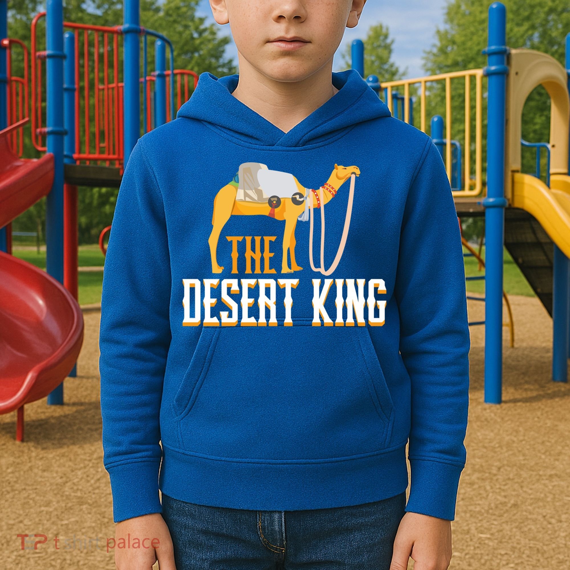 The Desert King Desert Animal Camel Meaningful Gift Kids Hoodie