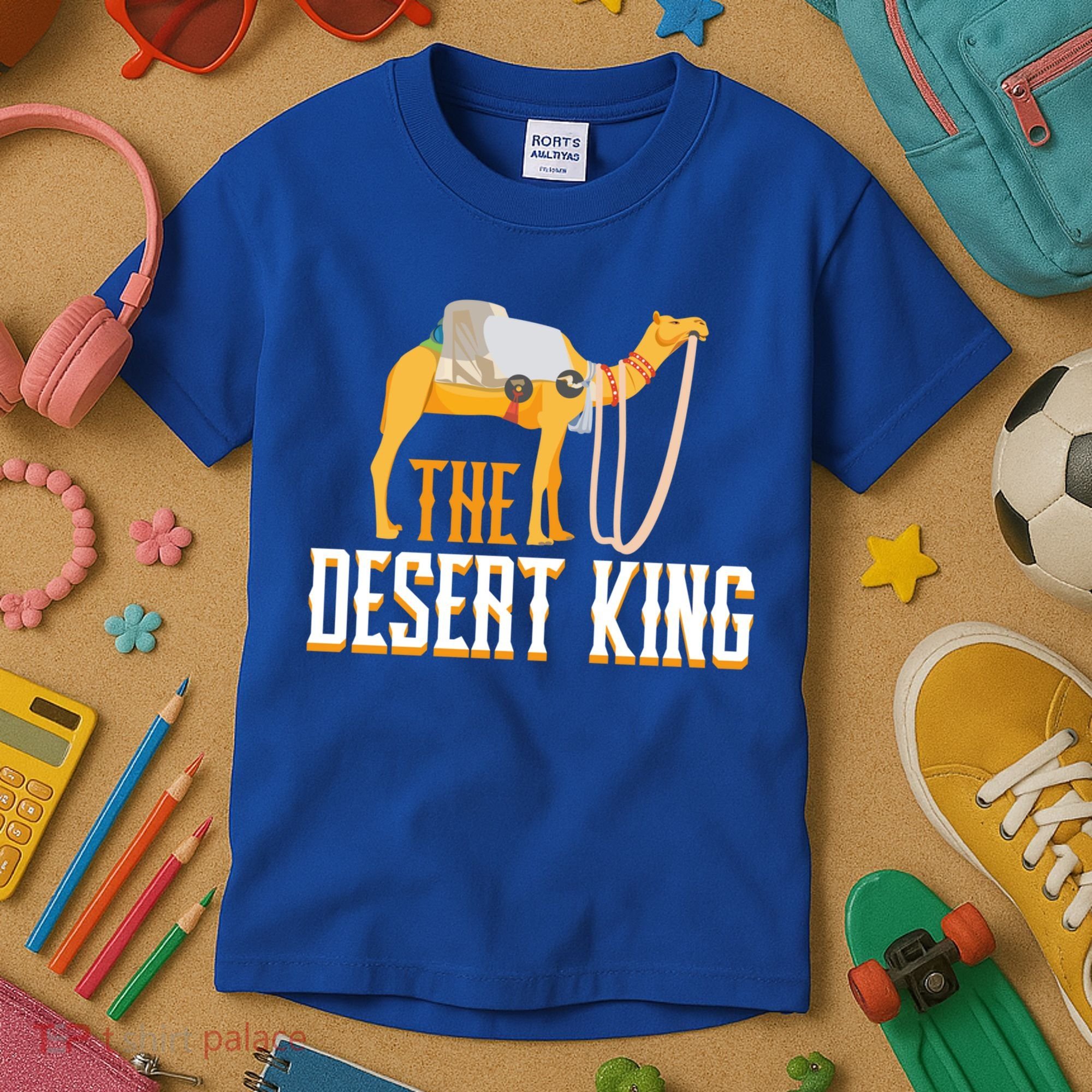 The Desert King Desert Animal Camel Meaningful Gift Kids T-Shirt