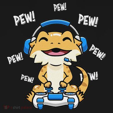 Tiny Dinosaur Kawaii Gamer Bearded Dragon Lover Hoodie