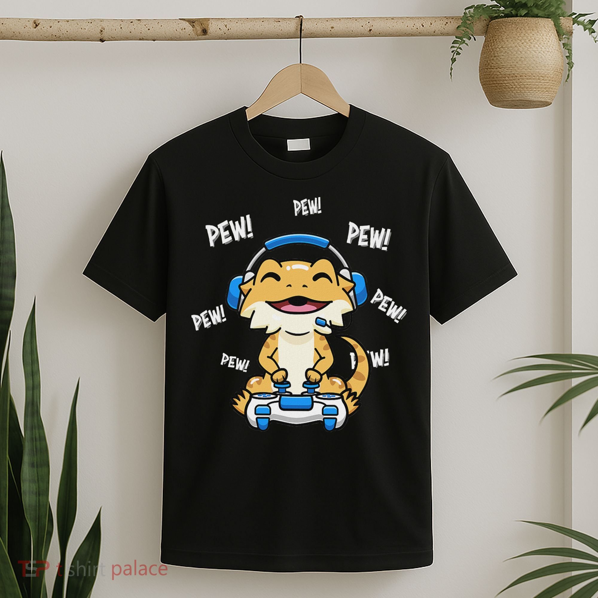 Tiny Dinosaur Kawaii Gamer Bearded Dragon Lover T-Shirt