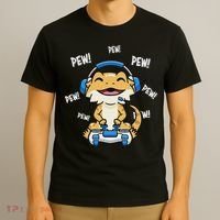 Tiny Dinosaur Kawaii Gamer Bearded Dragon Lover T-Shirt thumb 3