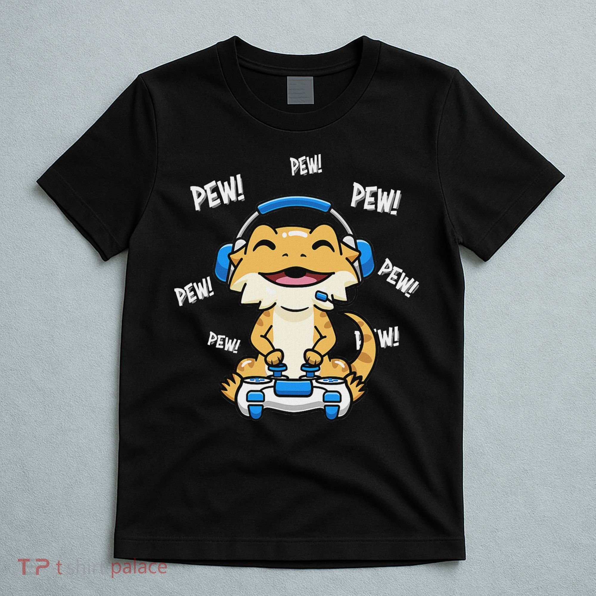 Tiny Dinosaur Kawaii Gamer Bearded Dragon Lover T-Shirt