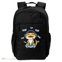 Tiny Dinosaur Kawaii Gamer Bearded Dragon Lover Backpack thumb 0