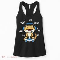 Tiny Dinosaur Kawaii Gamer Bearded Dragon Lover Women's Tank Top thumb 0