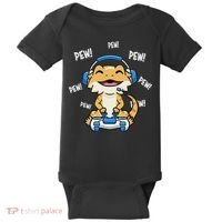 Tiny Dinosaur Kawaii Gamer Bearded Dragon Lover Baby Bodysuit thumb 0
