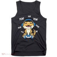 Tiny Dinosaur Kawaii Gamer Bearded Dragon Lover Tank Top thumb 0