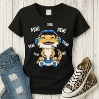 Tiny Dinosaur Kawaii Gamer Bearded Dragon Lover Women's T-Shirt thumb 3