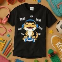 Tiny Dinosaur Kawaii Gamer Bearded Dragon Lover Kids T-Shirt thumb 3