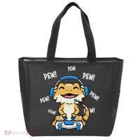 Tiny Dinosaur Kawaii Gamer Bearded Dragon Lover Tote Bag thumb 0