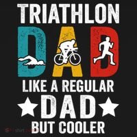 Triathlon Dad Like A Regular Dad But Cooler Gift Pajama Set thumb 2