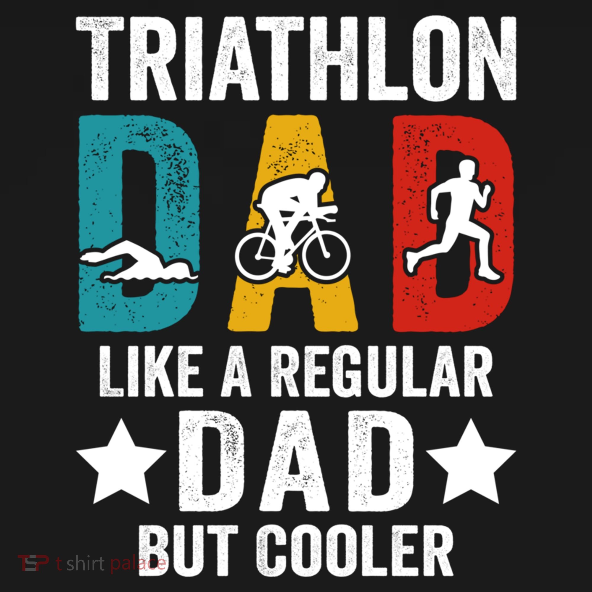 Triathlon Dad Like A Regular Dad But Cooler Gift Pajama Set
