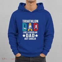Triathlon Dad Like A Regular Dad But Cooler Gift Hoodie thumb 0