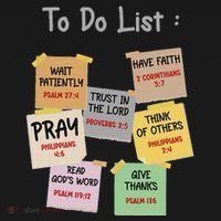 To Do List Christian Bible Verse Quote Sweatshirt thumb 3