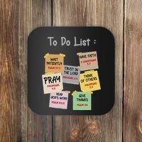 To Do List Christian Bible Verse Quote Coaster thumb 0