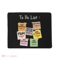 To Do List Christian Bible Verse Quote Mousepad thumb 0