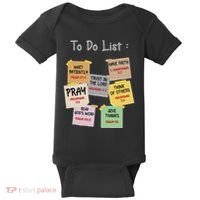 To Do List Christian Bible Verse Quote Baby Bodysuit thumb 0