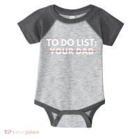 To Do List Your Dad Infant Baby Jersey Bodysuit thumb 0
