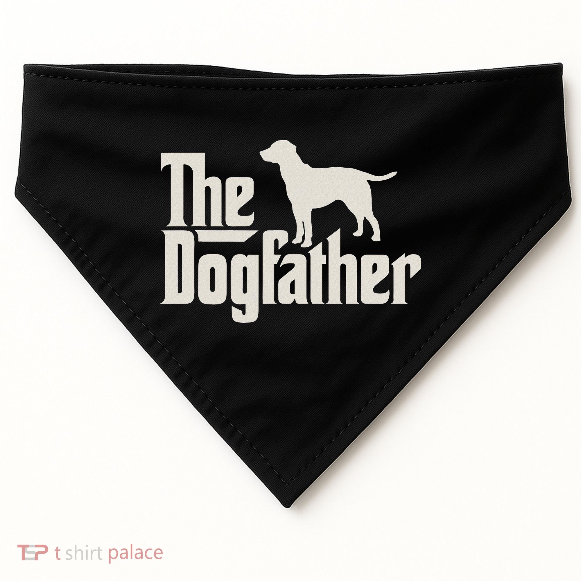 The Dogfather Labrador Funny Dog Owner USA-Made Doggie Bandana