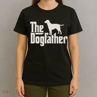 The Dogfather Labrador Funny Dog Owner T-Shirt thumb 4