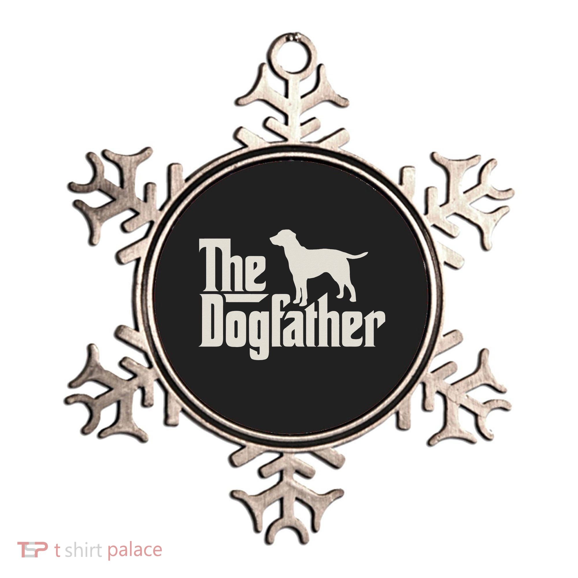 The Dogfather Labrador Funny Dog Owner Ornament