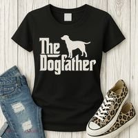 The Dogfather Labrador Funny Dog Owner Women's T-Shirt thumb 3