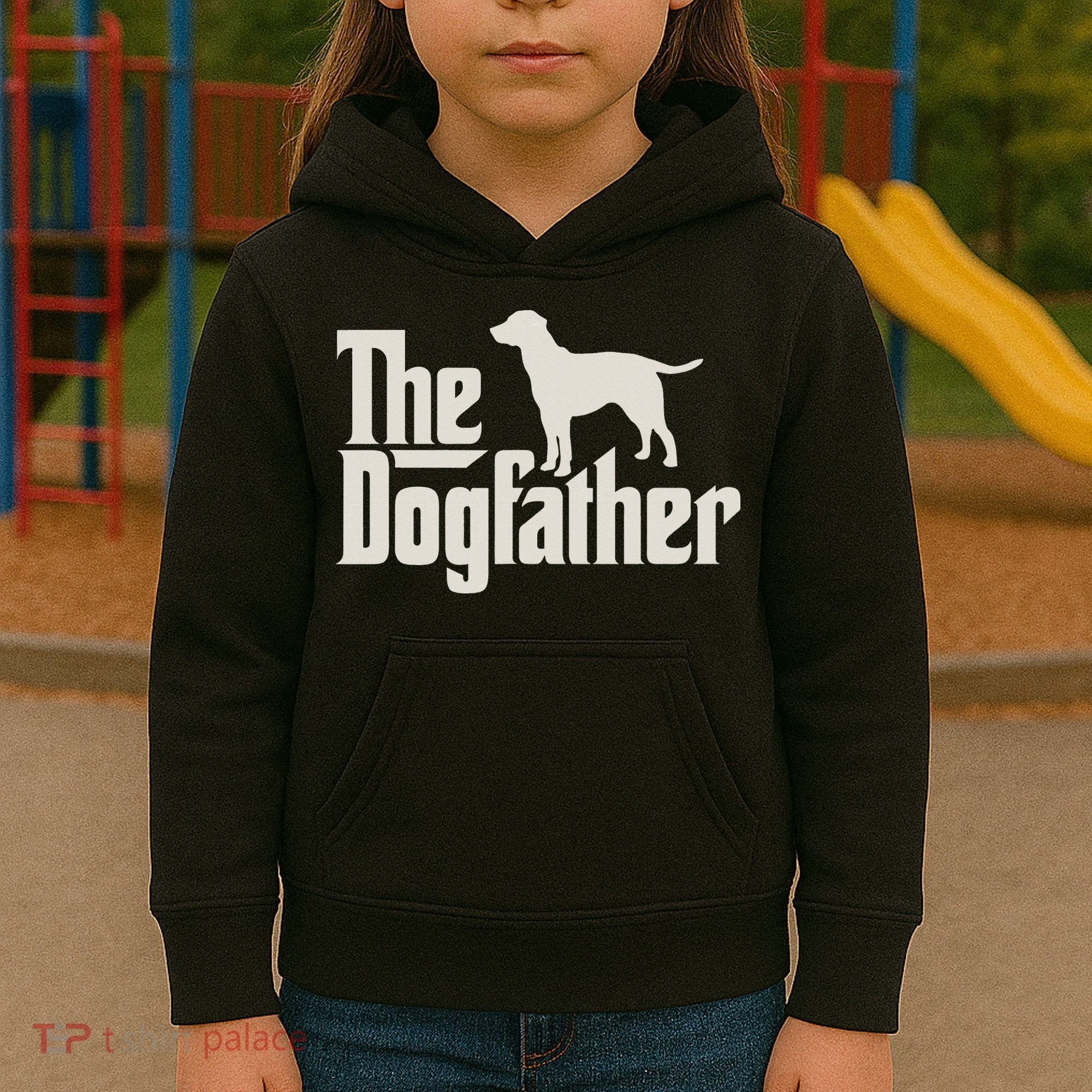 The Dogfather Labrador Funny Dog Owner Kids Hoodie