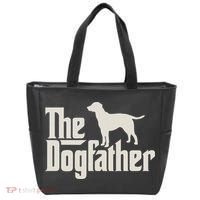The Dogfather Labrador Funny Dog Owner Tote Bag thumb 0
