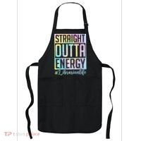 Tie Dye Librarian Straight Outta Energy Love Teacher Life Apron thumb 0