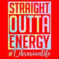 Tie Dye Librarian Straight Outta Energy Love Teacher Life Santa Hat thumb 1
