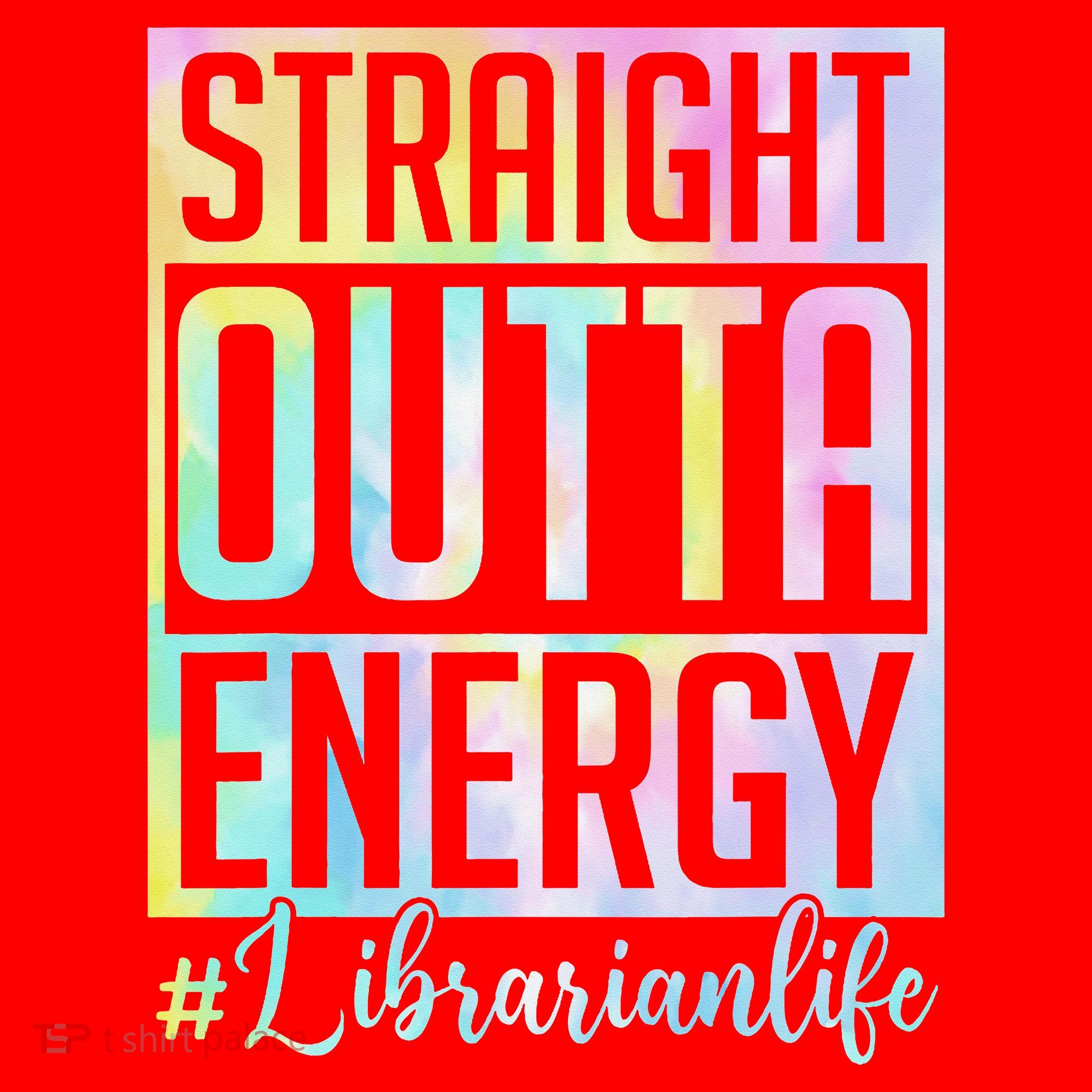Tie Dye Librarian Straight Outta Energy Love Teacher Life Santa Hat