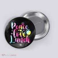 Tie Dye Lunch Lady Peace Love Lunch Cafeteria Squad Wo Button thumb 0