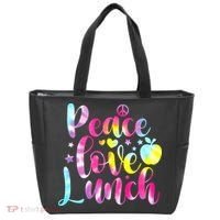 Tie Dye Lunch Lady Peace Love Lunch Cafeteria Squad Wo Tote Bag thumb 0